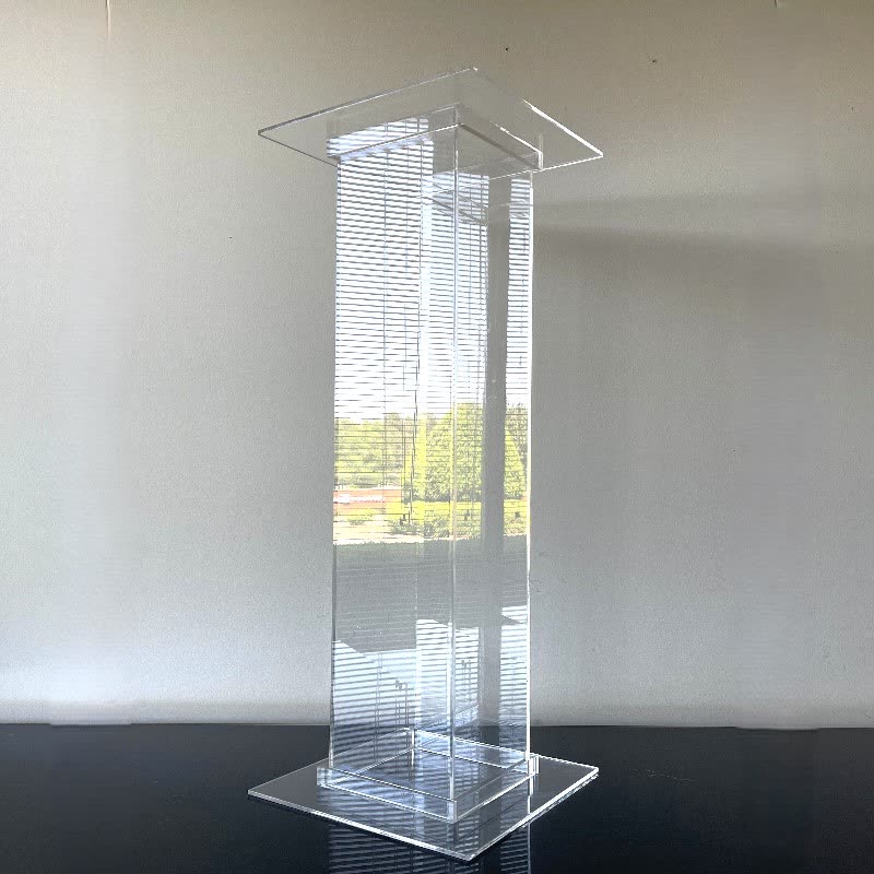 Acrylic Stand 35" in a styled event setting